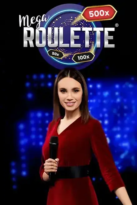 Mega Roulette live table with multipliers drawn at every spin